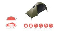 Grand Canyon Apex 1 Zelt (capulet-olive) 11 Grand Canyon Apex 1 Zelt (capulet-olive) -Krusche Geschäft Grand Canyon Apex 1 Zelt capulet olive D 330001 Bild 5