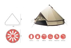 Grand Canyon Indiana 10 Zelt (mojave/desert) -Krusche Geschäft Grand Canyon Indiana 10 Zelt mojave desert D 330037 Bild 5