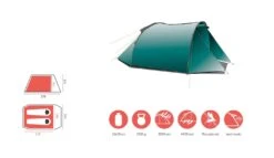 Grand Canyon Robson 2 Zelt (blue-grass) -Krusche Geschäft Grand Canyon Robson 2 Zelt blue grass D 330006 Bild 5