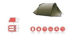 Grand Canyon Robson 2 Zelt (capulet-olive) -Krusche Geschäft Grand Canyon Robson 2 Zelt capulet olive D 330007 Bild 5