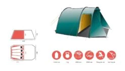 Grand Canyon Robson 4 Zelt (blue-grass) -Krusche Geschäft Grand Canyon Robson 4 Zelt blue grass D 330011 Bild 5