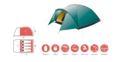 Grand Canyon Topeka 4 Zelt (blue-grass) -Krusche Geschäft Grand Canyon Topeka 4 Zelt blue grass D 330010 Bild 5