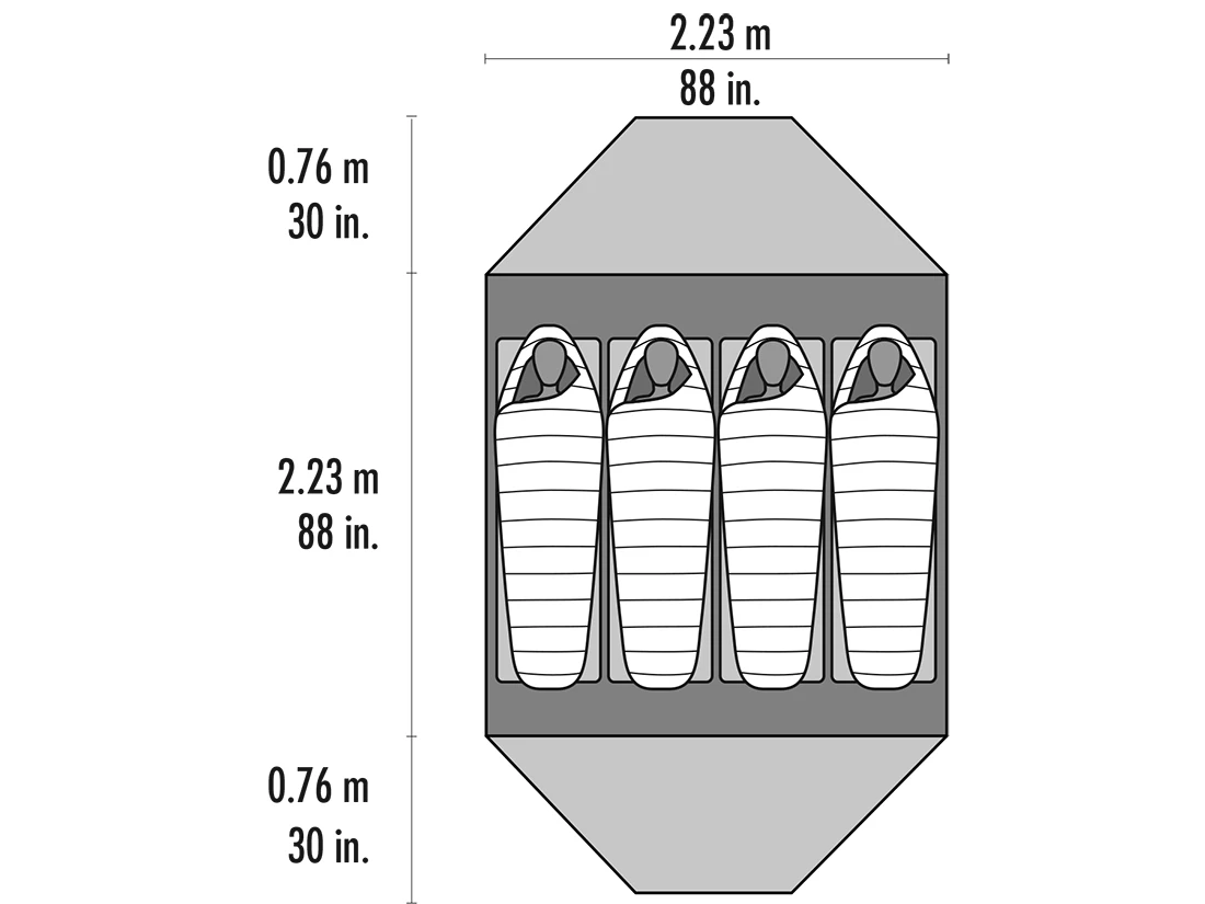 MSR Elixir 4 Zelt (green) 7 MSR Elixir 4 Zelt (green) – Bild 5