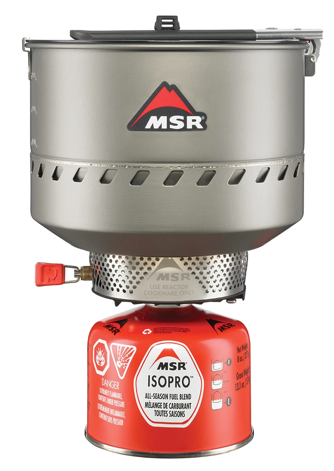 MSR Reactor 1,7 Liter Stove System 3 Lang Campingkocher – Bild 5