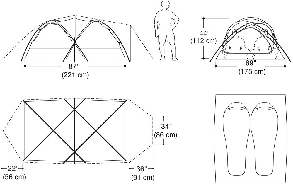 Marmot Thor 2P Zelt (blaze) 5 Marmot Thor 2P Zelt (blaze) – Bild 3