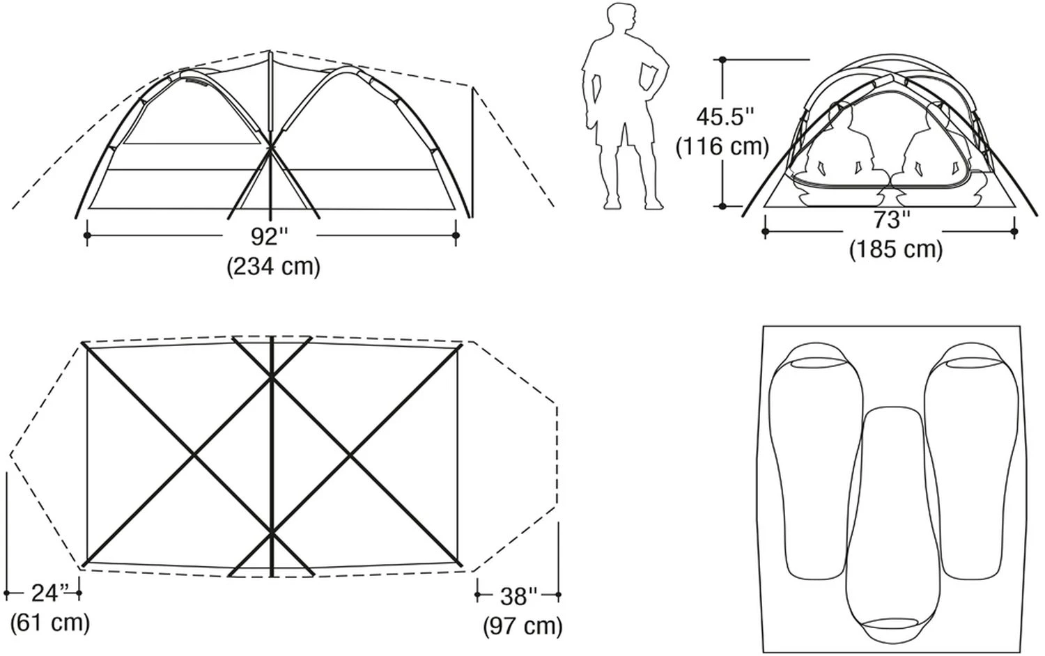 Marmot Thor 3P Zelt (blaze) 5 Marmot Thor 3P Zelt (blaze) – Bild 3