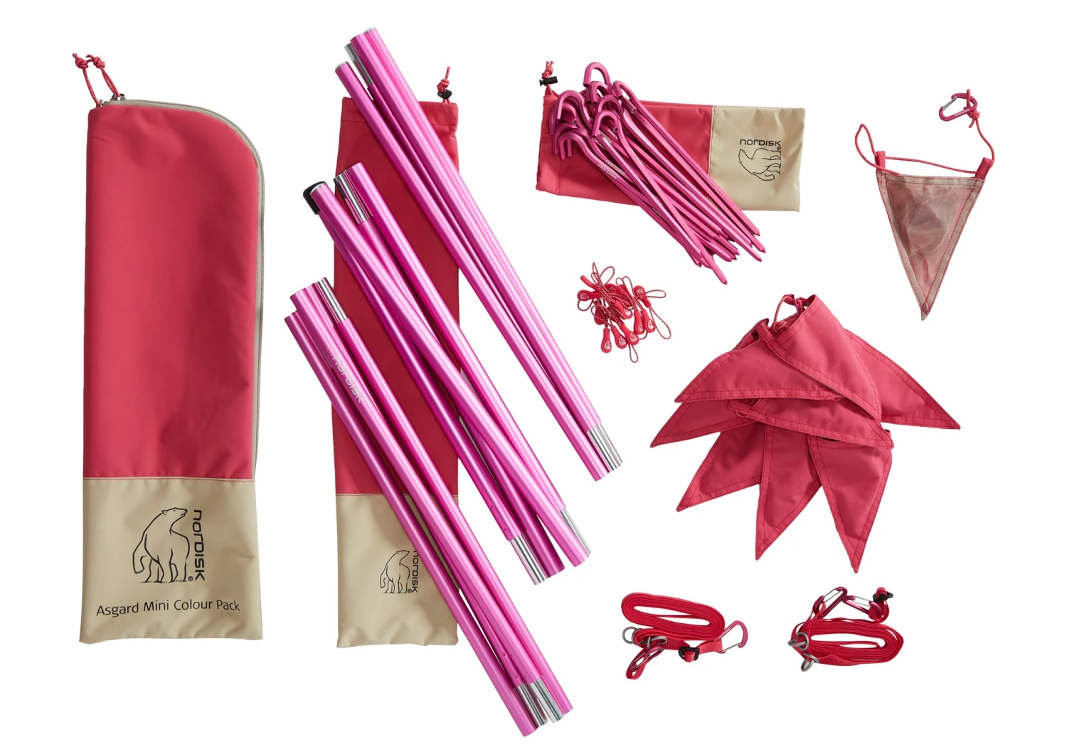 Nordisk Asgard Tech Mini Colour Pack (cherry)