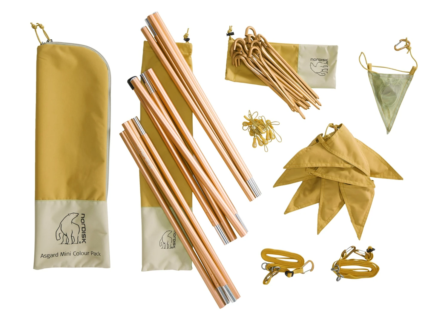 Nordisk Asgard Tech Mini Colour Pack (mustard)