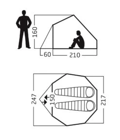 Nordisk Asgard Tech Mini Zelt (sandshell) -Krusche Geschäft Nordisk Asgard Tech Mini Zelt sandshell D 148055 Bild 5