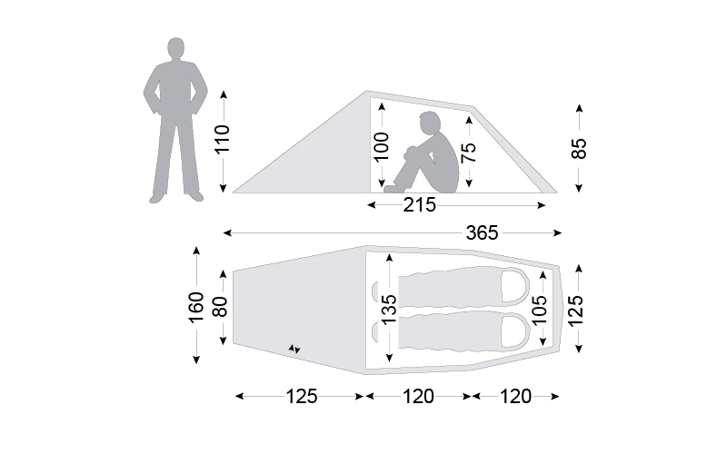 Nordisk Halland Lightweight 2-Personen Zelt (burnt-red) 8 Nordisk Halland Lightweight 2-Personen Zelt (burnt-red) – Bild 6