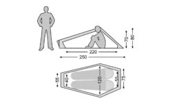 Nordisk Lofoten Ultra-Lightweight 2-Personen Zelt (forest-green) -Krusche Geschäft Nordisk Lofoten Ultra Lightweight 2 Personen Zelt forest green D 151020 Bild 2