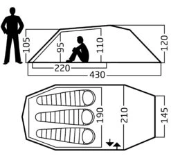 Nordisk Oppland Lightweight 3-Personen Zelt (burnt-red) -Krusche Geschäft Nordisk Oppland Lightweight 3 Personen Zelt burnt red D 151014 Bild 5