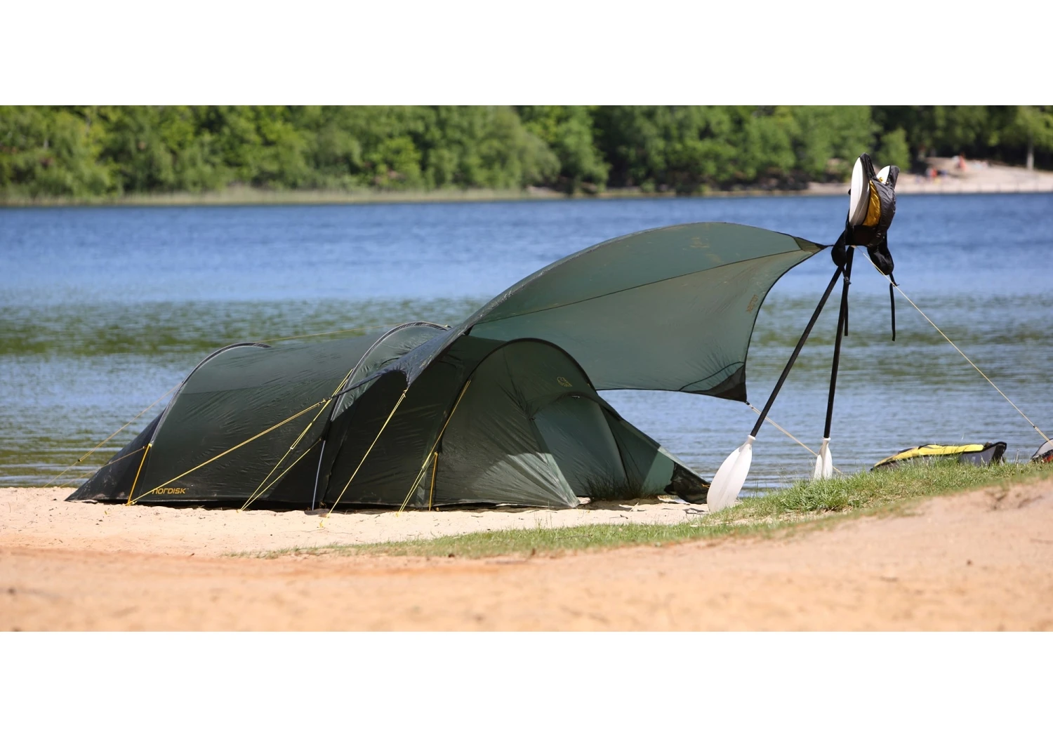 Nordisk Oppland SI 3-Personen Zelt (forest-green) 5 Nordisk Oppland SI 3-Personen Zelt (forest-green) – Bild 3