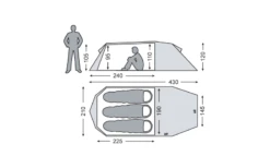 Nordisk Oppland SI 3-Personen Zelt (forest-green) 12 Nordisk Oppland SI 3-Personen Zelt (forest-green) -Krusche Geschäft Nordisk Oppland SI 3 Personen Zelt forest green D 112033 Bild 5
