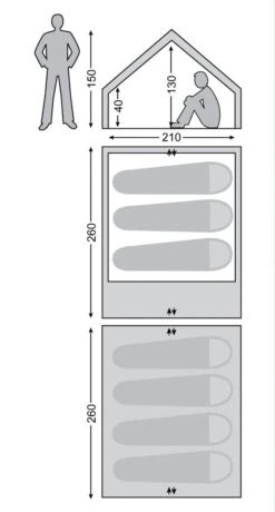 Nordisk Ydun 5.5 Zelt (natural) 7 Nordisk Ydun 5.5 Zelt (natural) -Krusche Geschäft Nordisk Ydun 5.5 Zelt natural D 142022 Bild 3
