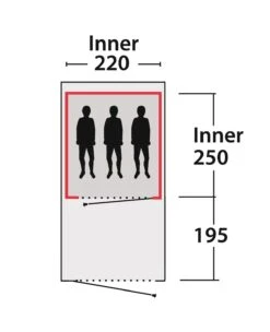 Outwell Huntley 3SATC 3-Personen Zelt (grey) -Krusche Geschäft Outwell Huntley 3SATC 3 Personen Zelt grey D 110788 Bild 3