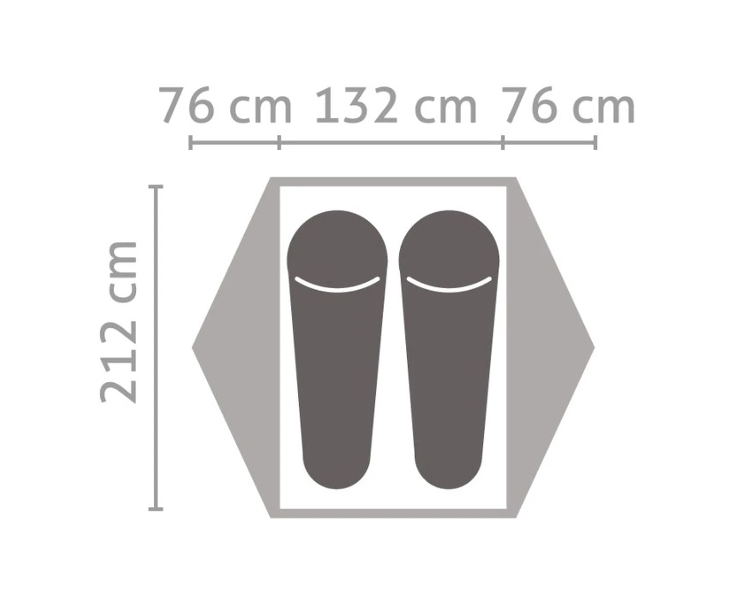 Salewa Latitude 2 Zelt (cactus/grey) 4 Salewa Latitude 2 Zelt (cactus/grey) – Bild 2