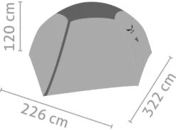 Salewa Latitude 3 Zelt (cactus/grey) -Krusche Geschäft Salewa Latitude 3 Zelt cactus grey D 5900 5311 Bild 3