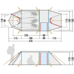 Tatonka Alaska 3.235 PU 3 Zelt (light-olive) -Krusche Geschäft Tatonka Alaska 3.235 PU 3 Zelt light olive D 2457 333 Bild 3