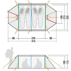 Tatonka Buffin 4 Zelt (light-olive) -Krusche Geschäft Tatonka Buffin 4 Zelt light olive D 2430 333 Bild 3