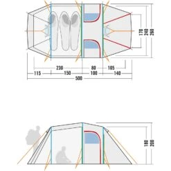 Tatonka Family Camp 3 Zelt (light-olive) 11 Tatonka Family Camp 3 Zelt (light-olive) -Krusche Geschäft Tatonka Family Camp 3 Zelt light olive D 2446 333 Bild 3