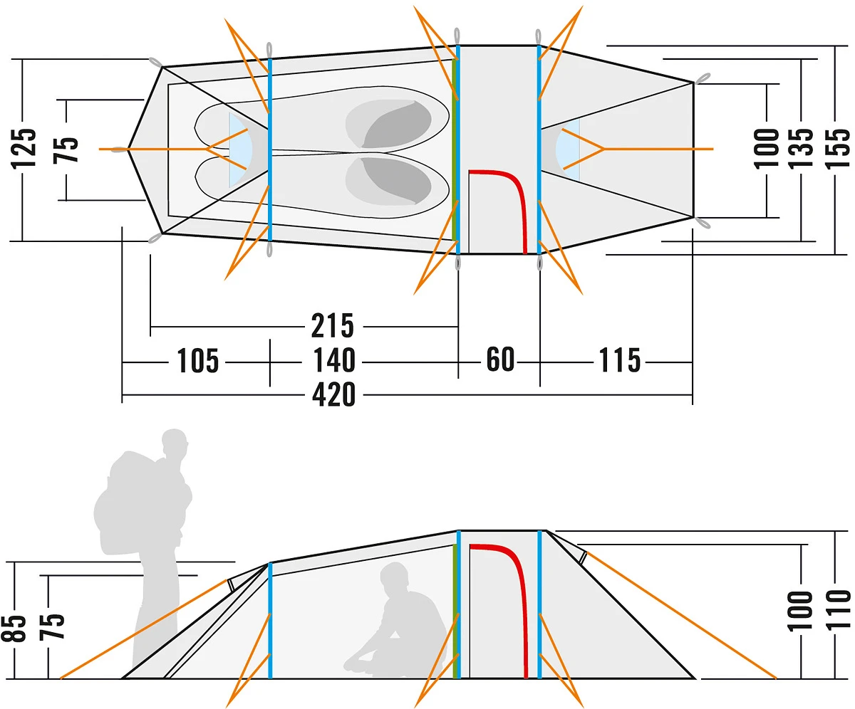 Tatonka Okisba 2 Zelt (green) 9 Tatonka Okisba 2 Zelt (green) – Bild 7