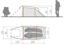 Vaude Arco 2P Zelt (mossy-green) -Krusche Geschäft Vaude Arco 2P Zelt mossy green D 11496 148 Bild 4
