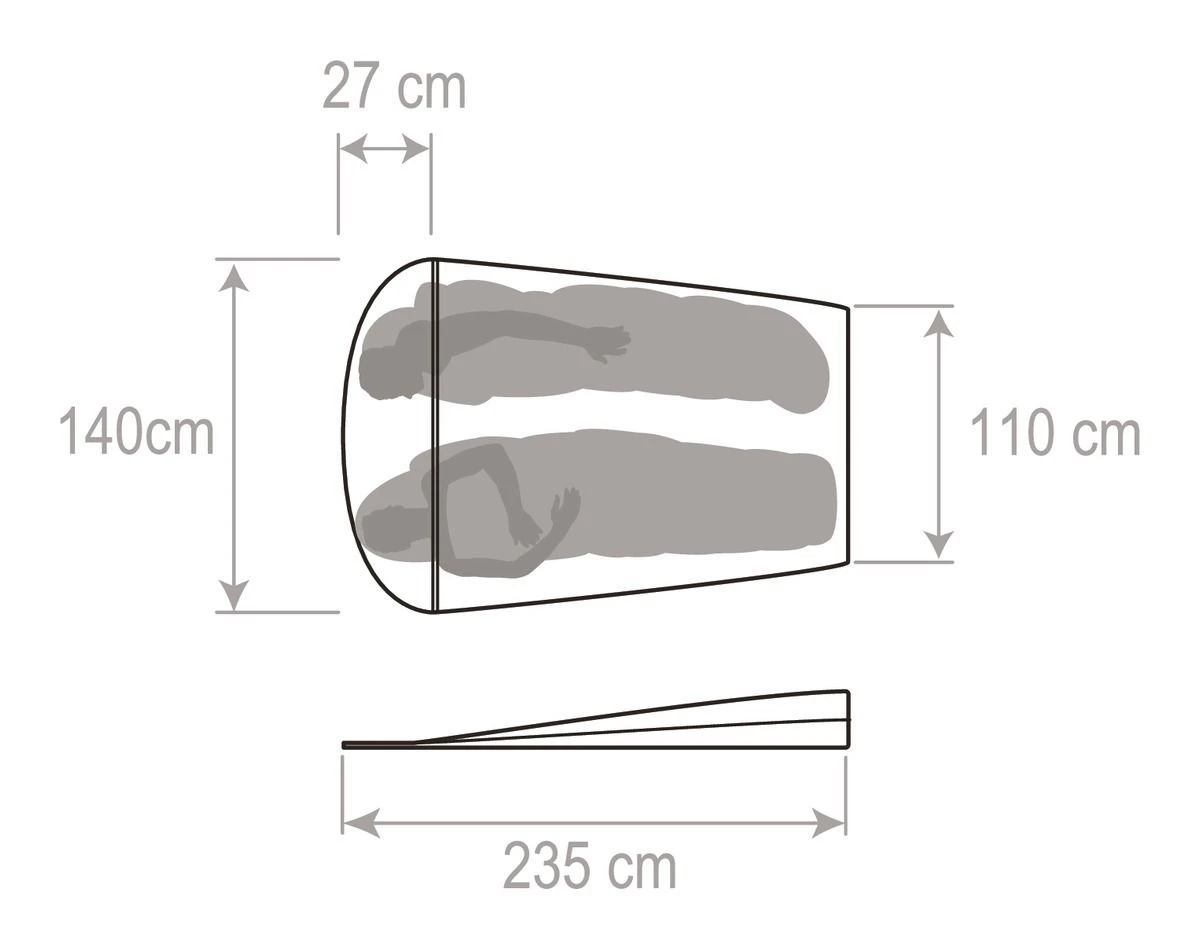 Vaude Biwak II.2 Biwaksack (glowing-red) 4 Vaude Biwak II.2 Biwaksack (glowing-red) – Bild 2