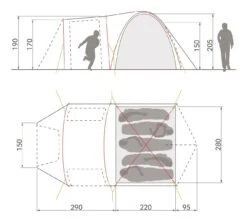 Vaude Campo Casa XT 5P Zelt (chute-green) 9 Vaude Campo Casa XT 5P Zelt (chute-green) -Krusche Geschäft Vaude Campo Casa XT 5P Zelt chute green D 14229 459 Bild 4