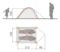 Vaude Campo Compact 2P Zelt (chute-green) -Krusche Geschäft Vaude Campo Compact 2P Zelt chute green D 14219 459 Bild 3