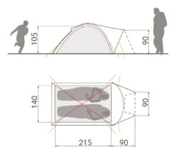 Vaude Campo Compact XT 2P Zelt (terracotta) -Krusche Geschäft Vaude Campo Compact XT 2P Zelt terracotta D 14221 170 Bild 4