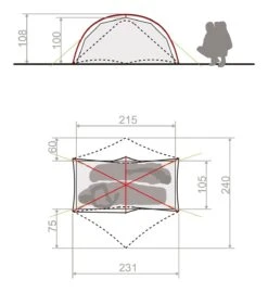 Vaude Space Seamless 1-2P Zelt (cress-green) -Krusche Geschäft Vaude Space Seamless 1 2P Zelt cress green D 14423 182 Bild 4