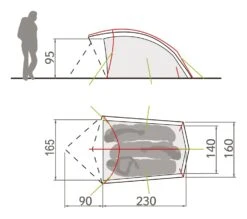 Vaude Taurus 3P Zelt (buckeye) -Krusche Geschäft Vaude Taurus 3P Zelt buckeye D 11499 594 Bild 4